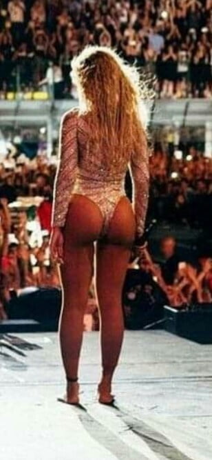 Jerkoff over Beyonce Slut &amp; her Juicy thick Ass #94796198