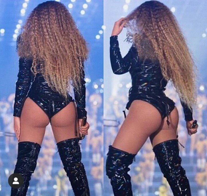 Jerkoff over Beyonce Slut &amp; her Juicy thick Ass #94796213