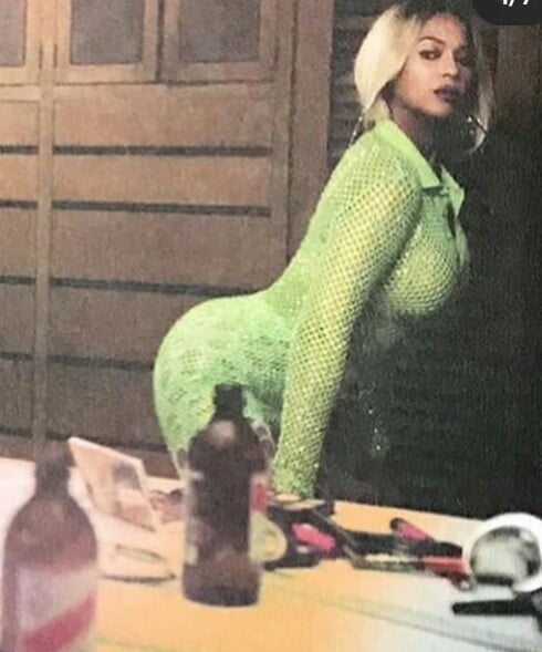 Jerkoff over Beyonce Slut &amp; her Juicy thick Ass #94796237
