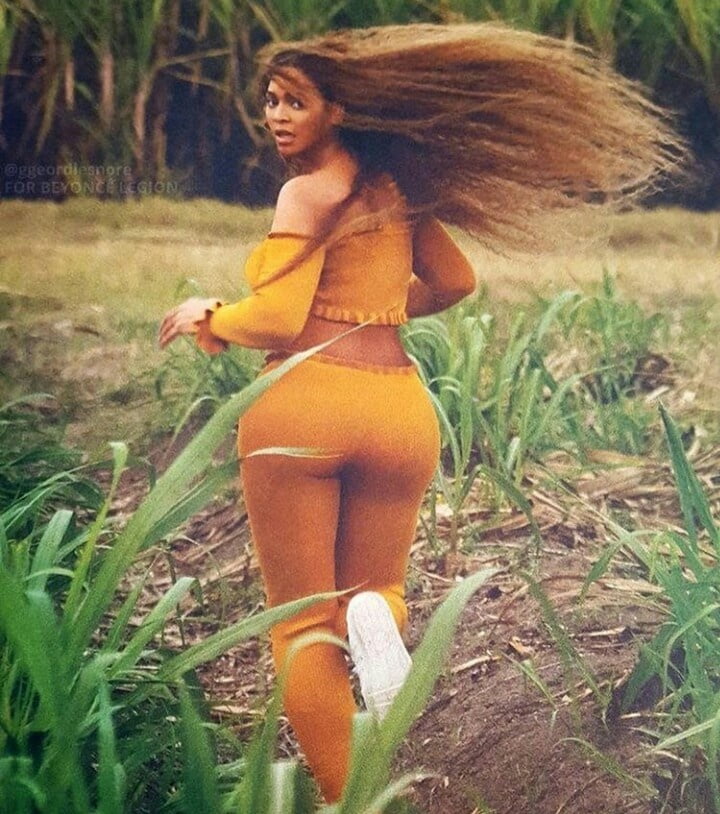 Jerkoff over Beyonce Slut &amp; her Juicy thick Ass #94796258