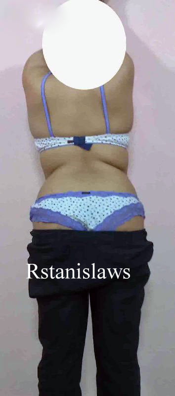 Hot pics of naughty Sri Lankan wife peeling off her panty #89704948