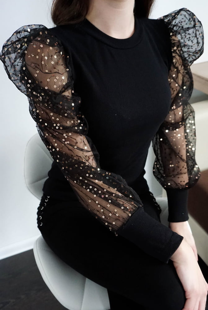 Sleeveless lace tops- sexy elegance #88172327