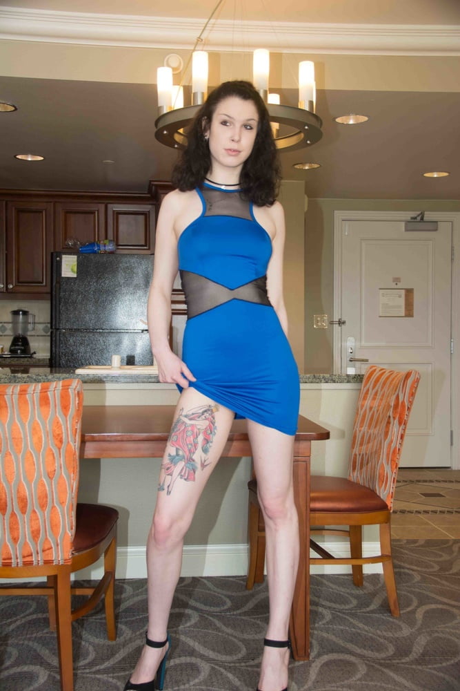 Fucked in Sexy blue dress #95282870