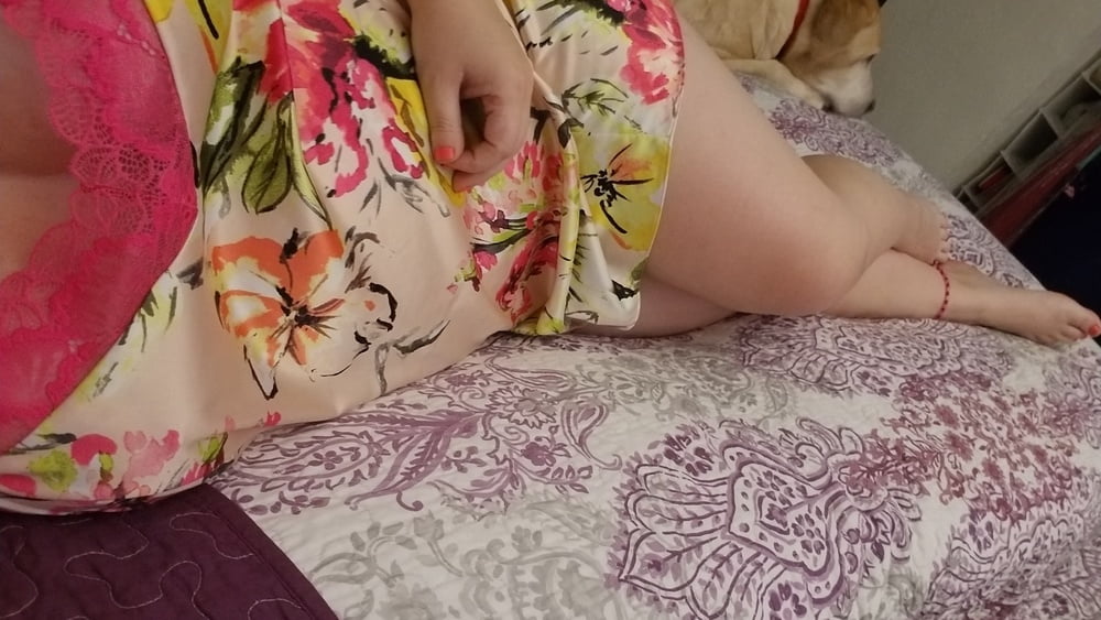 Satin and lace. Bored housewife - milf #107066360