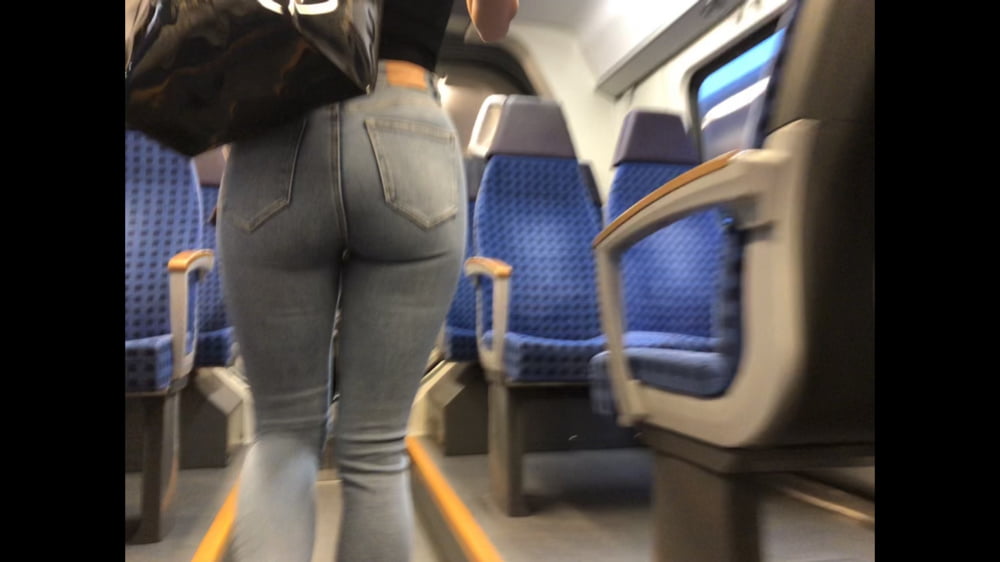 Hot Jeans Ass in Train Marburg #81838214