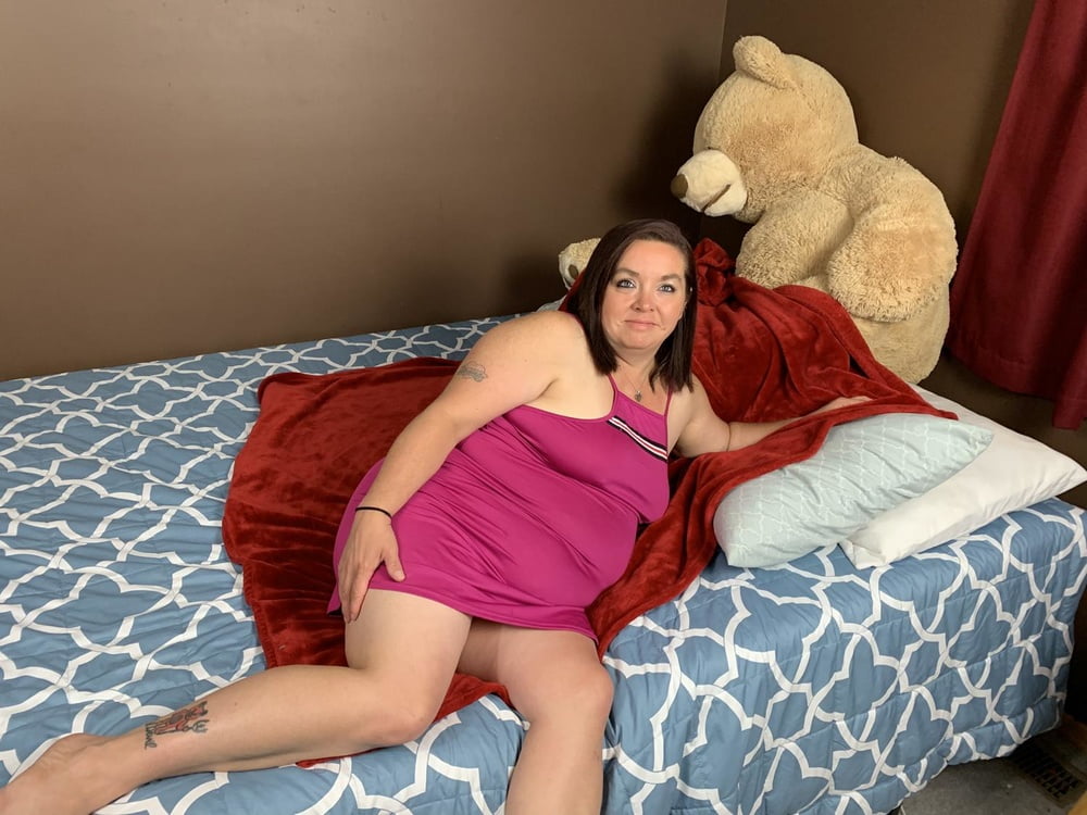 Sexy BBW Pink Dress and Spread Asshole #106728617