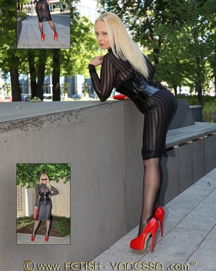 Heiße deutsche Analschlampe in Leder sexy Outfits und High Heels
 #88504124