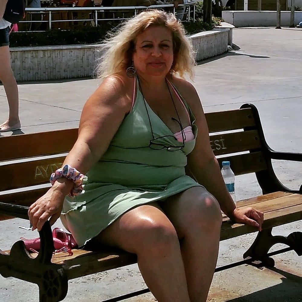 Turkish bbw milf legs skirt fat mom holiday wife blonde hot #95312994