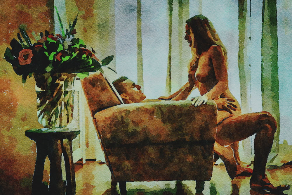 Erotic Digital Watercolor 19 4009789