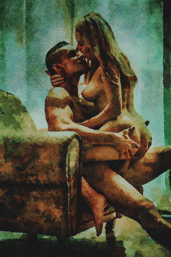 Erotic Digital Watercolor 19 4009789