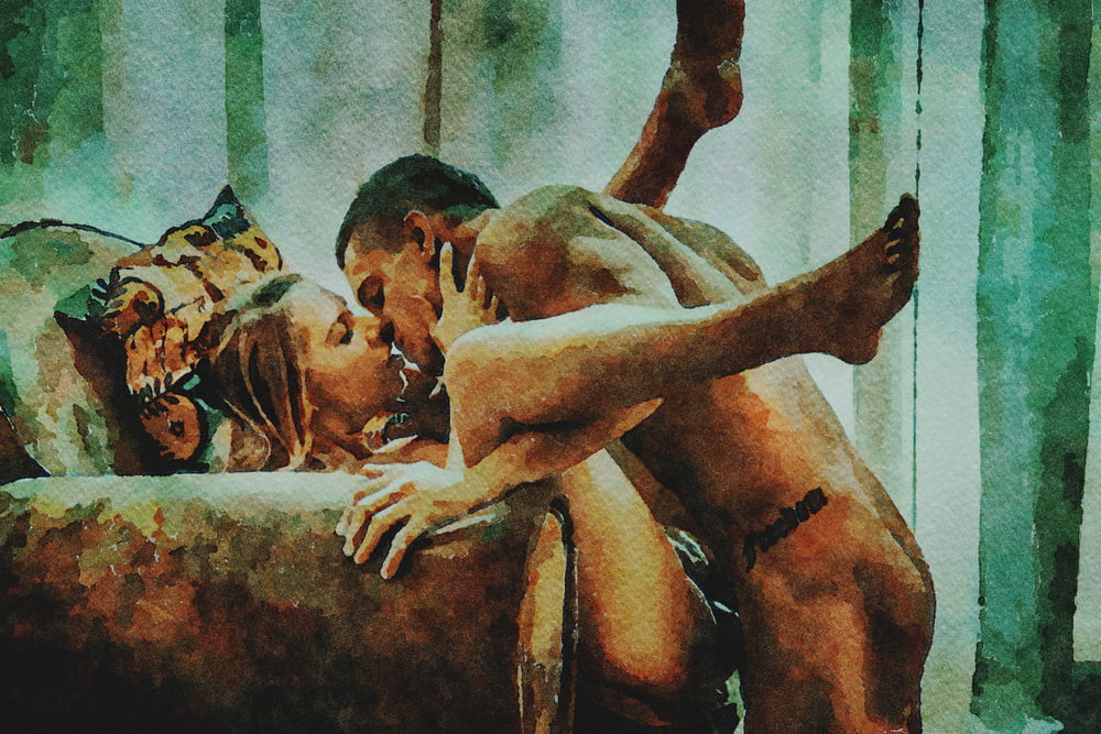 Erotic Digital Watercolor 19 4009789