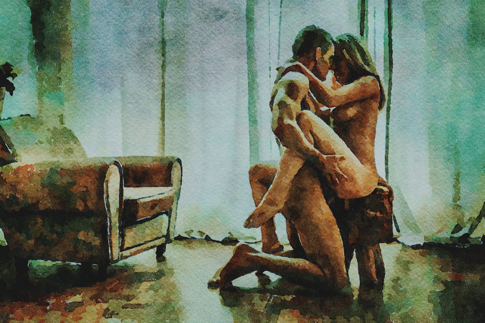 Erotic Digital Watercolor 19 4009789