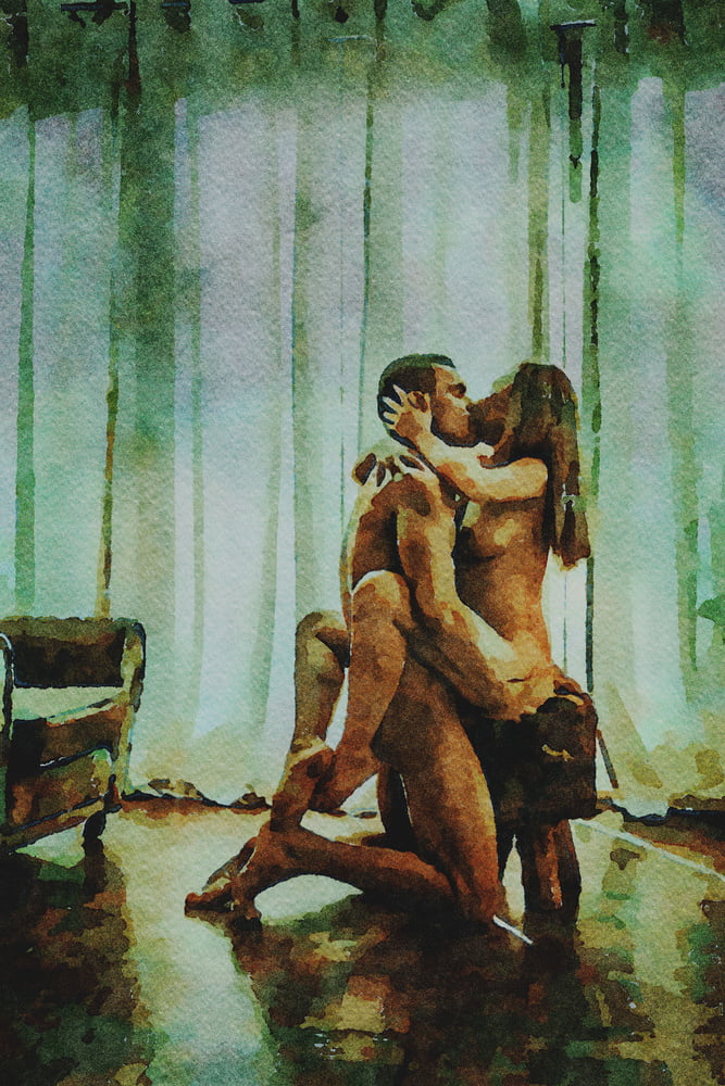 Erotic Digital Watercolor 19 4009789