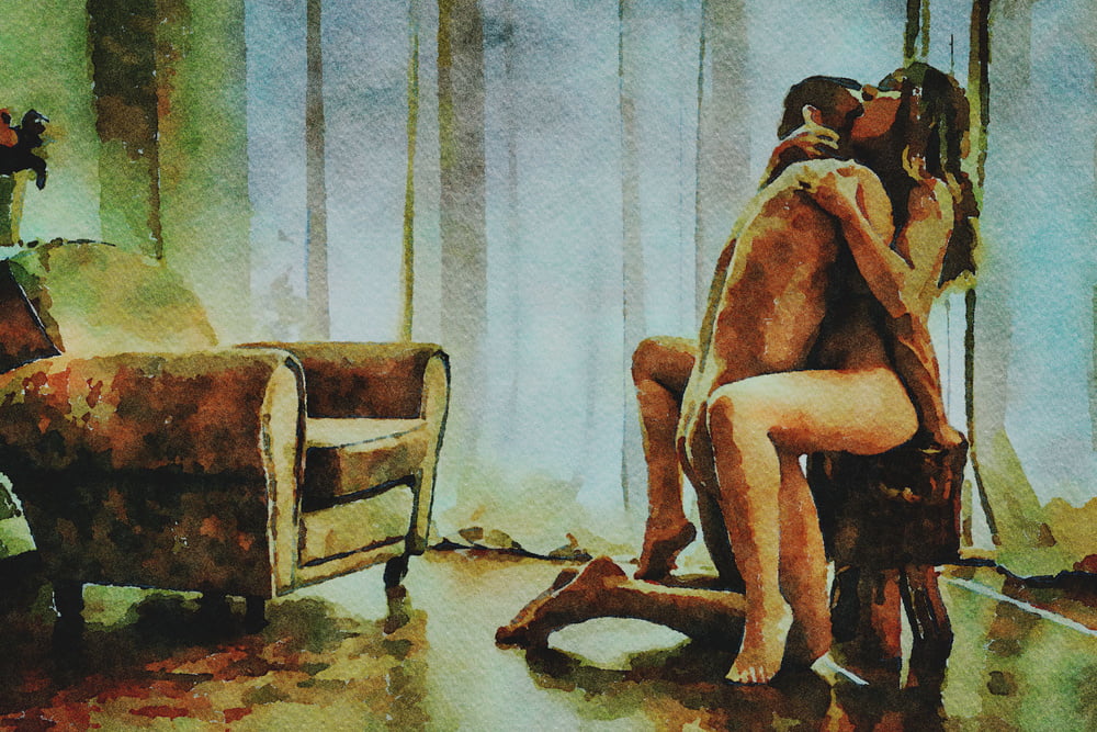 Erotic Digital Watercolor 19 4009789