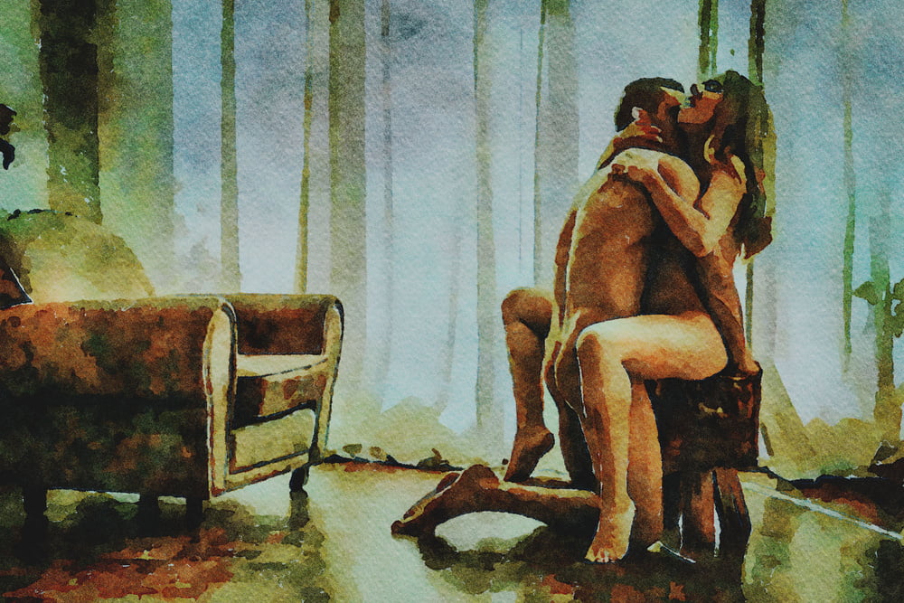 Erotic Digital Watercolor 19 4009789