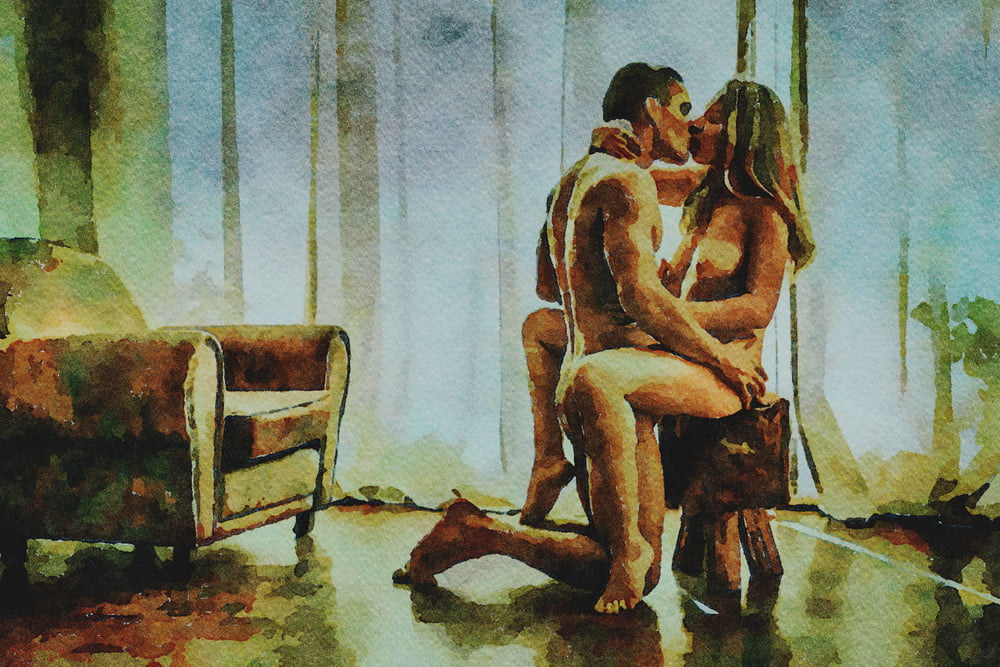 Erotic Digital Watercolor 19 4009789