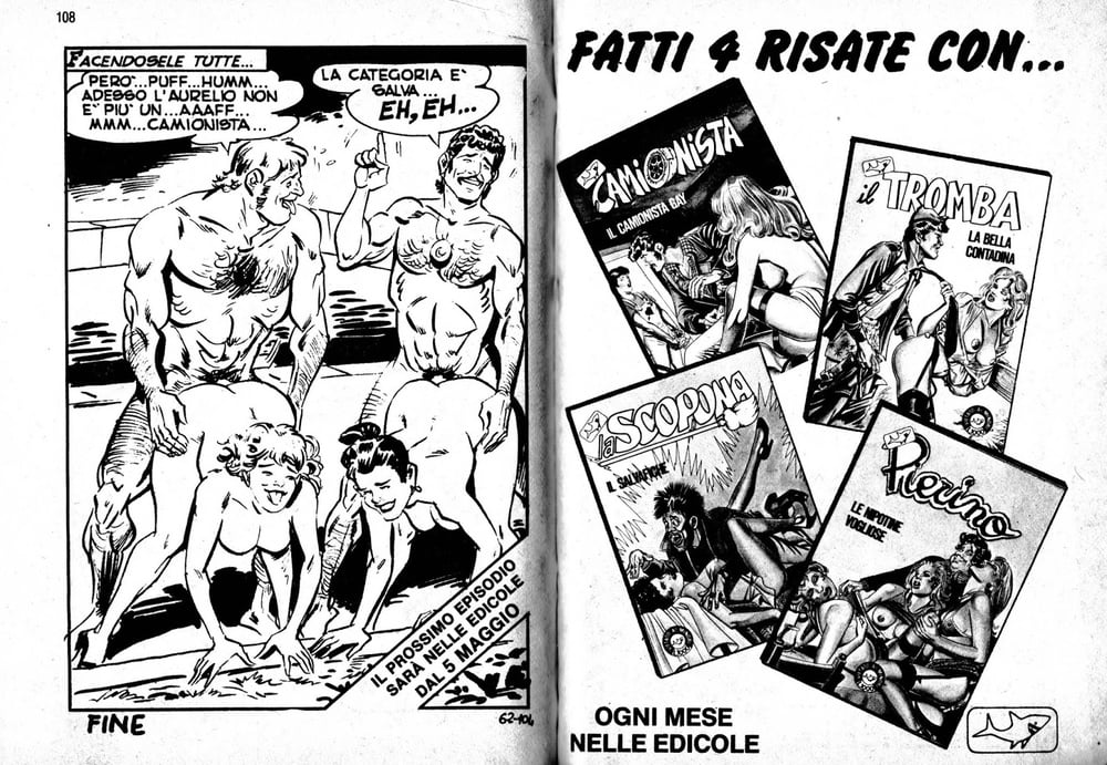 Vieilles bandes dessinées pornographiques italiennes 280
 #81249804