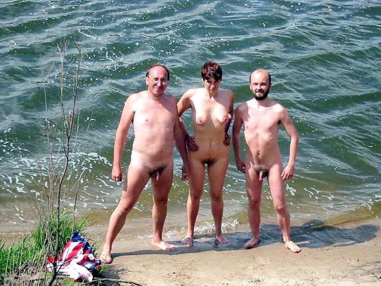 0704 Nude beach couples and groups. #96641601