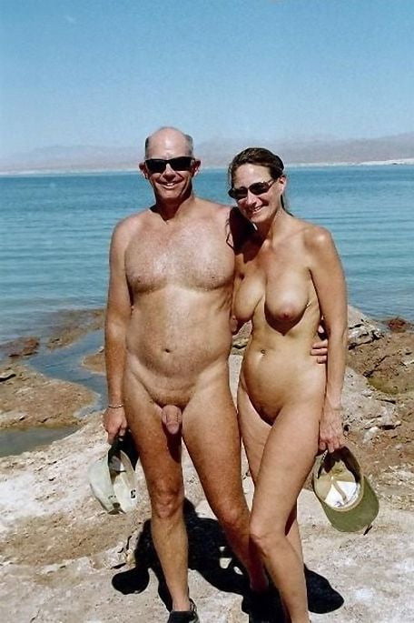 0704 Nude beach couples and groups. #96641604