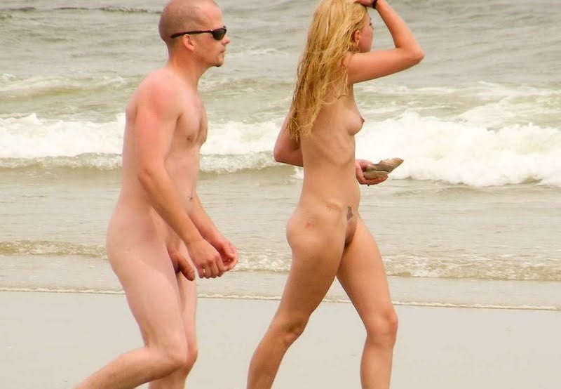 0704 Nude beach couples and groups. #96641634