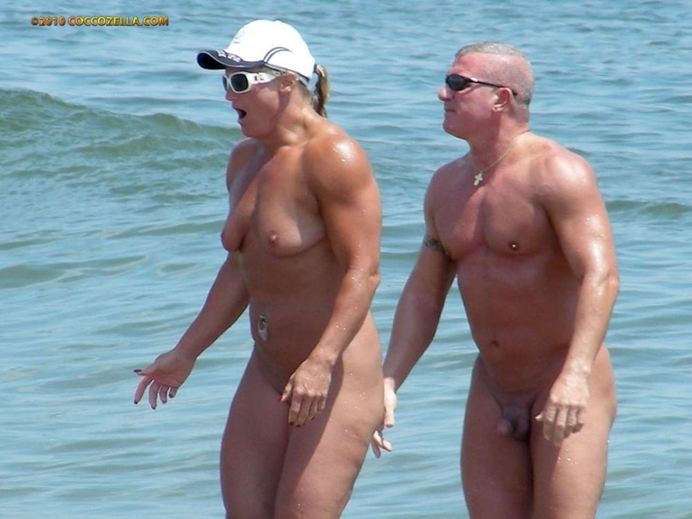 0704 Nude beach couples and groups. #96641912