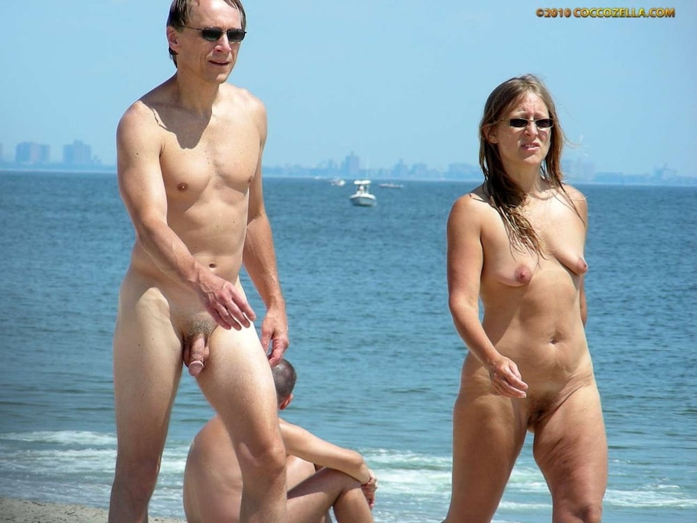 0704 Nude beach couples and groups. #96641931
