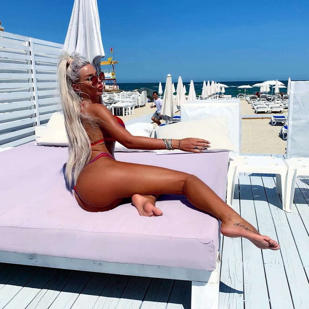 Loredana Chivu - Blonde Romanian Bimbo - Big Tits, Ass &amp; DSL #88786422