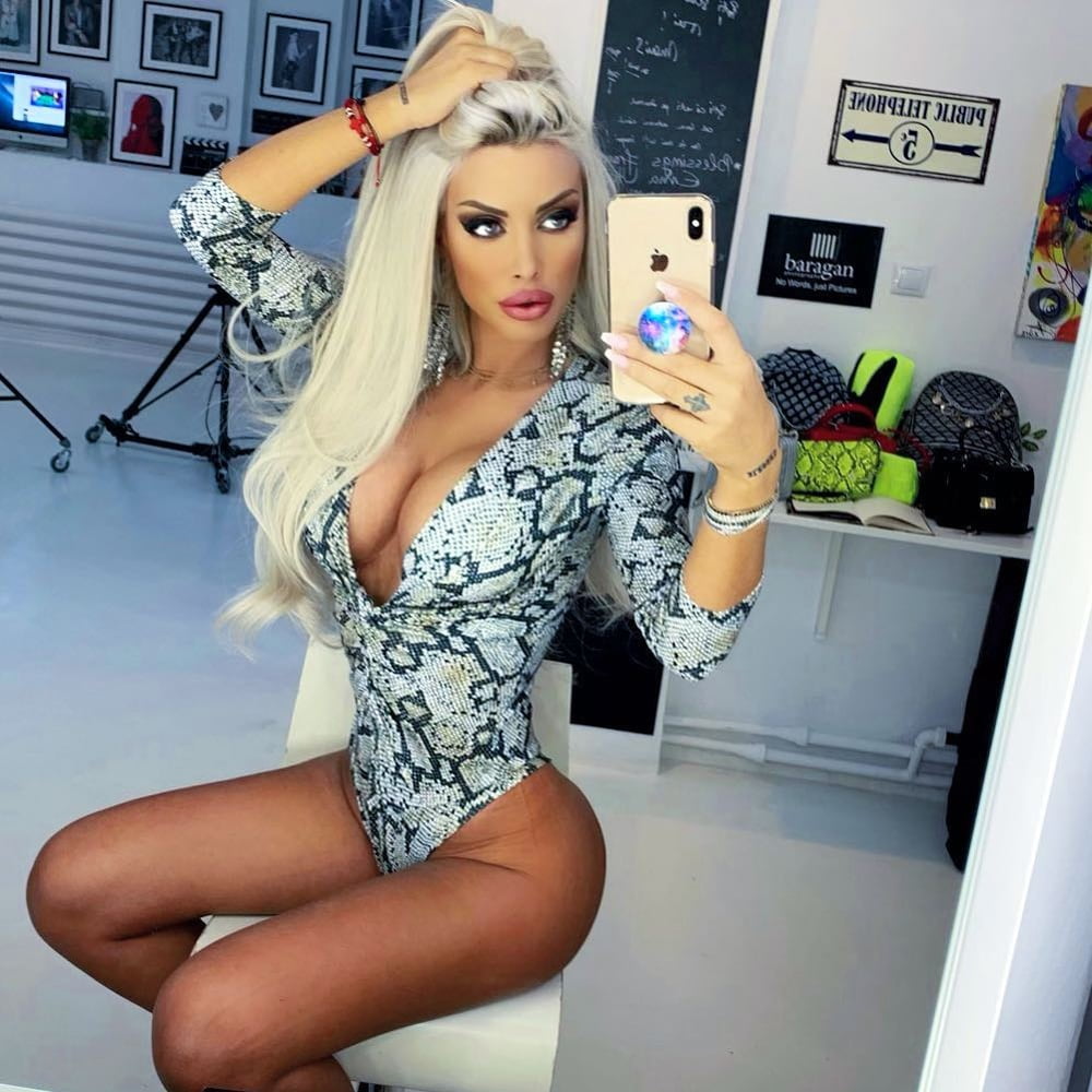 Loredana Chivu - Blonde Romanian Bimbo - Big Tits, Ass &amp; DSL #88786470