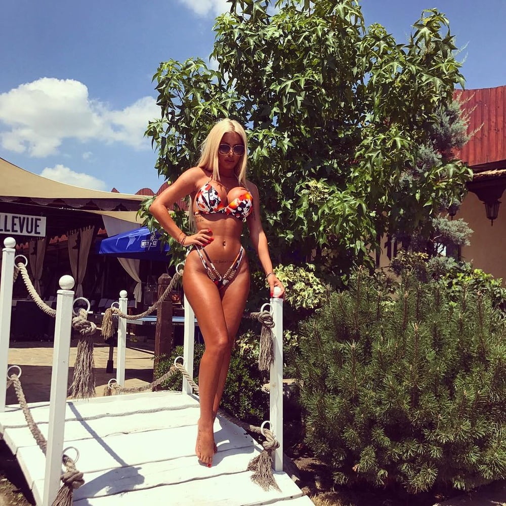 Loredana Chivu - Blonde Romanian Bimbo - Big Tits, Ass &amp; DSL #88786565