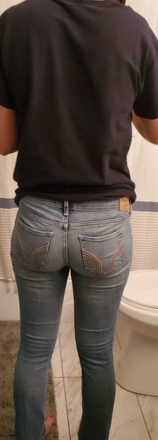 Boobs and jeans #87812989