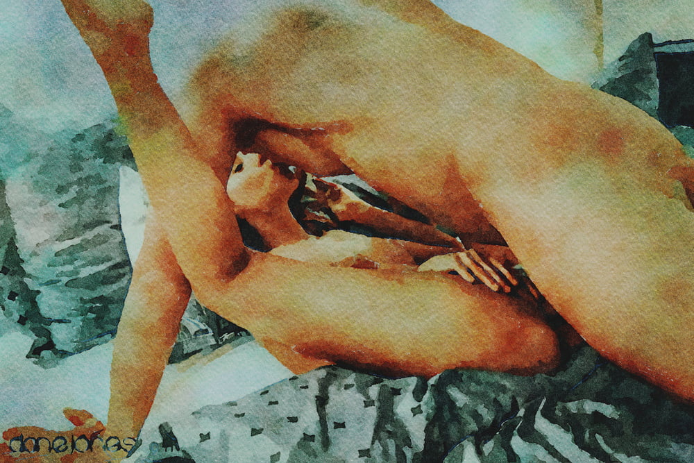 Erotic Digital Watercolor 25 3979780