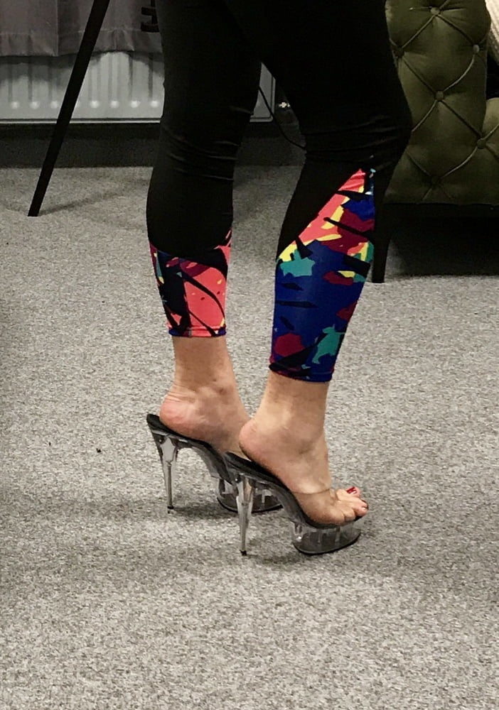 Sports wear and Heels #107163140