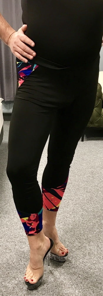 Sports wear and Heels #107163145