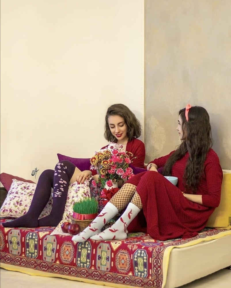 Iranian woman stocking white 1 #87732880