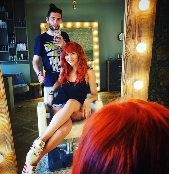Joanna ruda red lazer redhead polish celeb singer
 #96667607