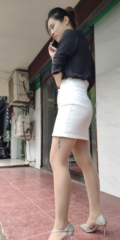 Street Pantyhose - Sweet Asian Cunny #97227483