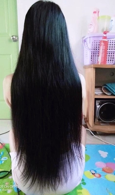 Asian long hair #101885416