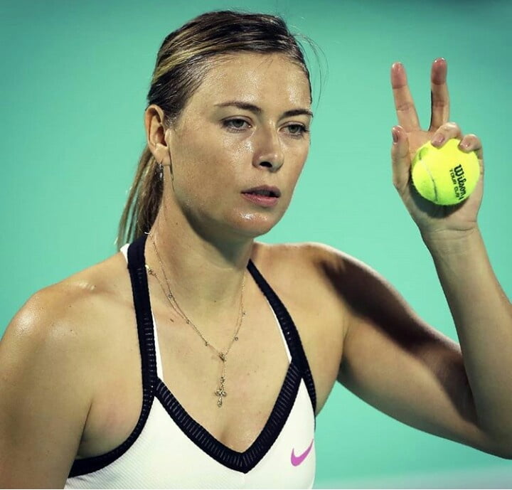 Mmm sweaty Maria Sharapova #98741029