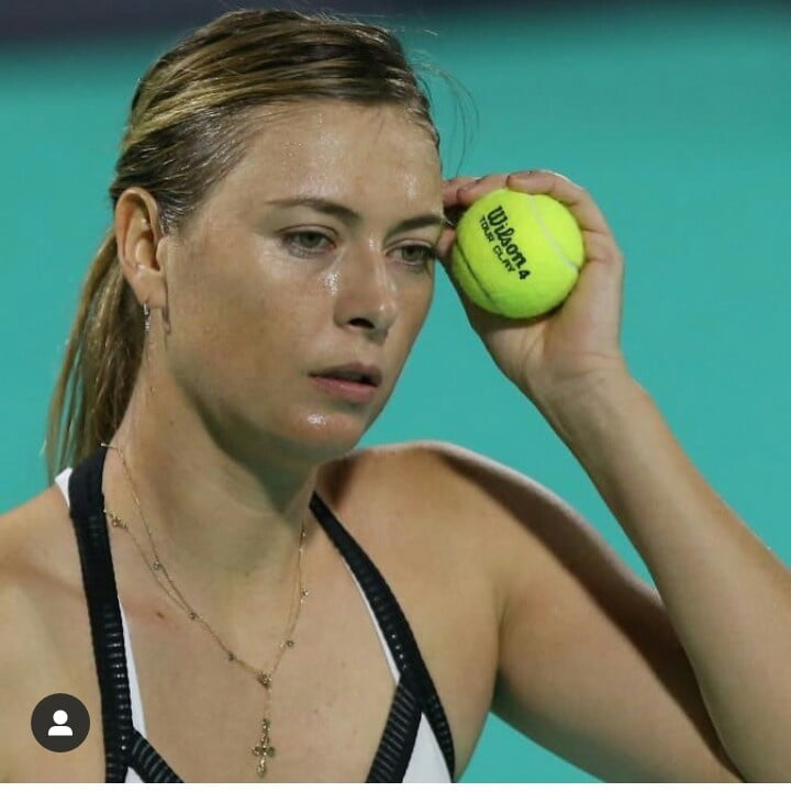 Mmm sweaty Maria Sharapova #98741086