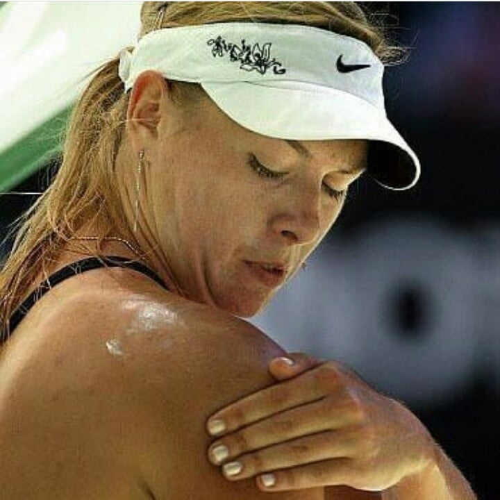 Mmm sweaty Maria Sharapova #98741128