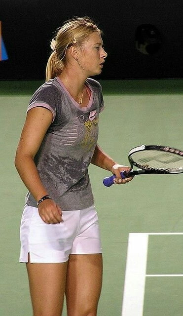 Mmm sweaty Maria Sharapova #98741139