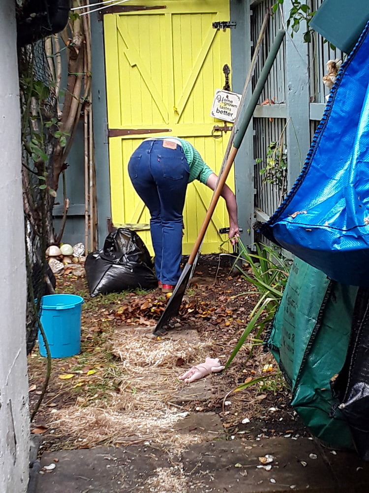 Die Frau in ihrer Levi's Sexiest Jeans.
 #97946334