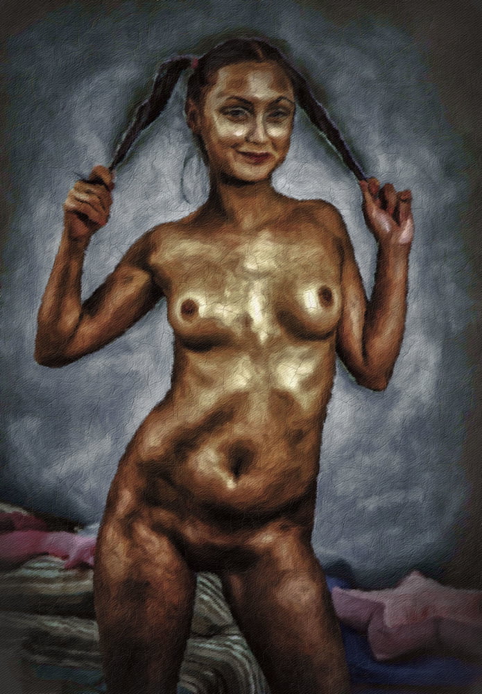Pintura al óleo digital erótica 1
 #100017235