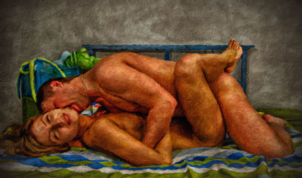 Pintura al óleo digital erótica 1
 #100017302
