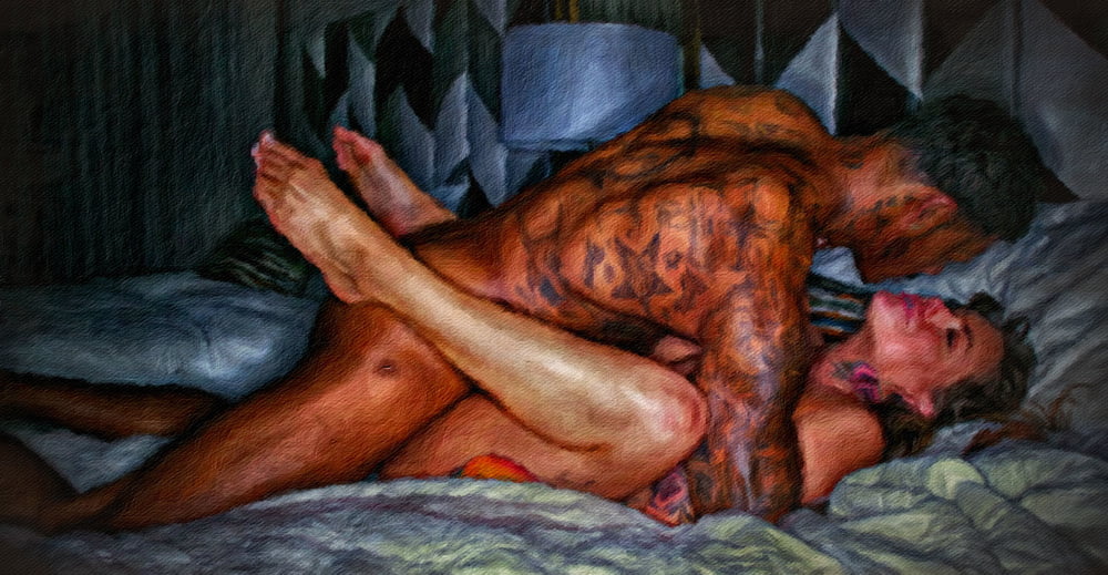 Erotic Digital Oil Painting 1 #100017540