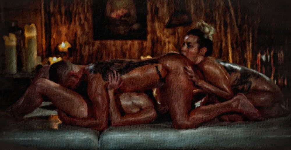 Erotic Digital Oil Painting 1 #100017726