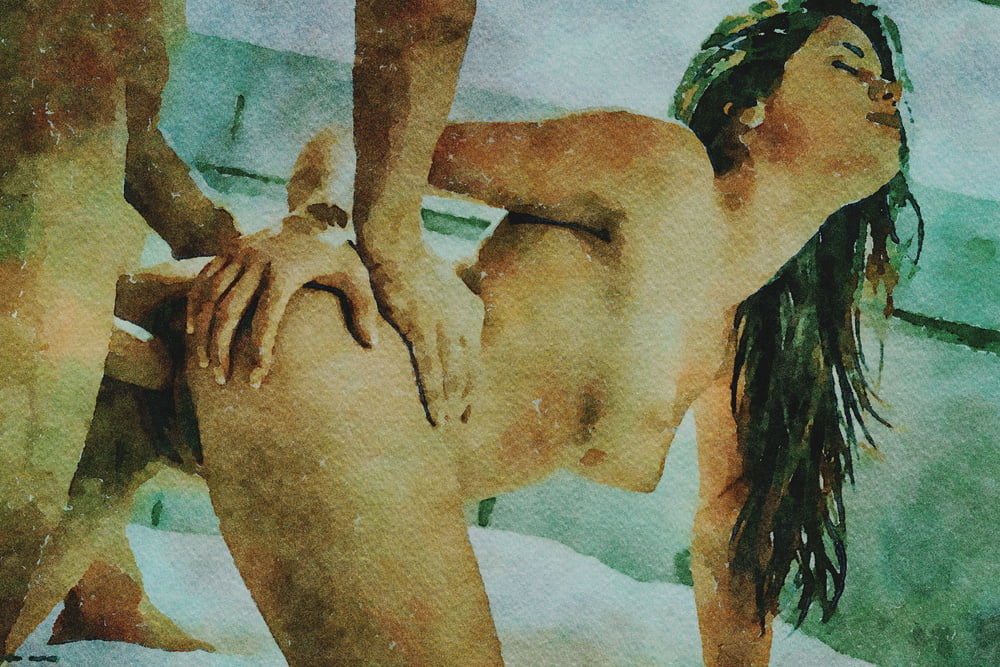 Erotic Digital Watercolor 57 #101067136