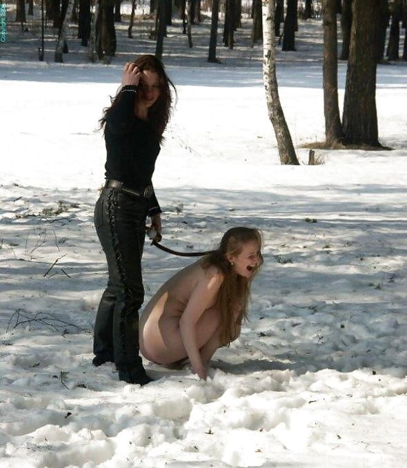 Femdom in the snow #106499461