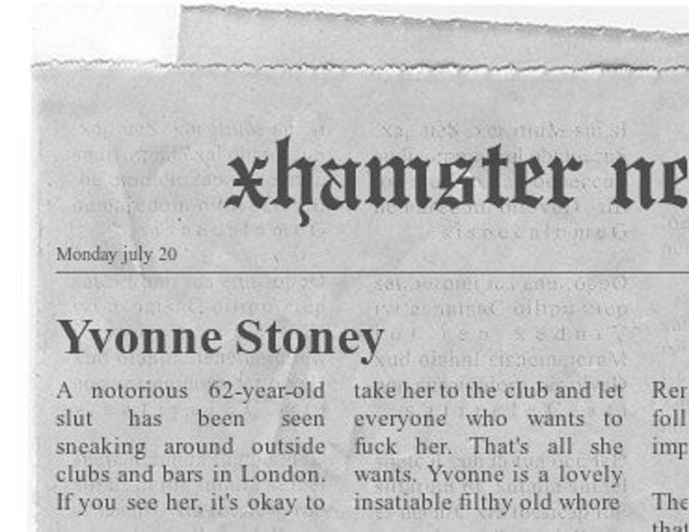 Yvonne Stoney
 #91199692
