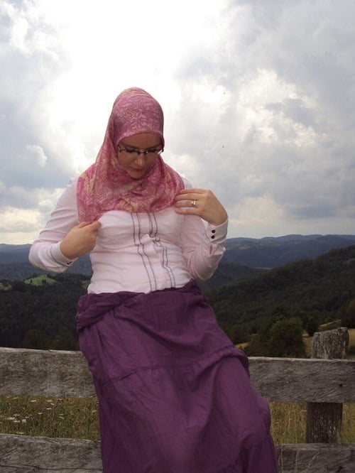 sexy bosnian hijab with glasses #88503993